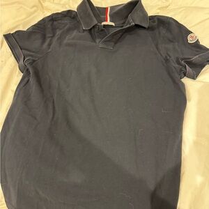 Moncler Black Polo Shirt Classic Design